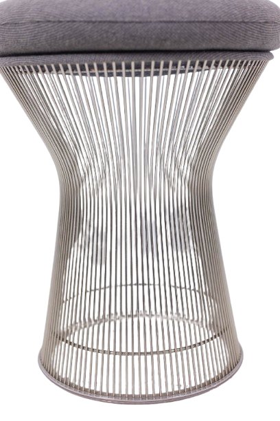 Warren Platner pour Knoll. Tabouret rond, piètement métal. Circa 1970 LS6556559T-photo-3