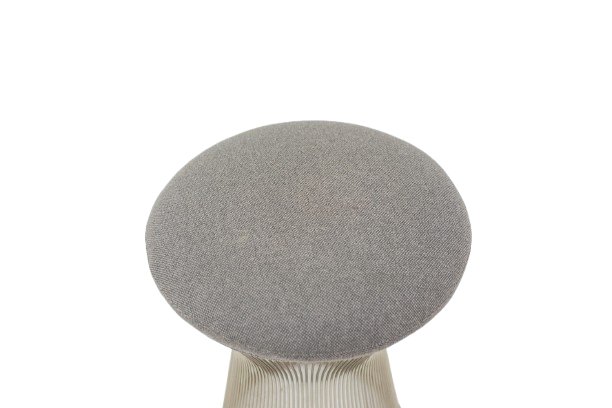 Warren Platner pour Knoll. Tabouret rond, piètement métal. Circa 1970 LS6556559T-photo-2