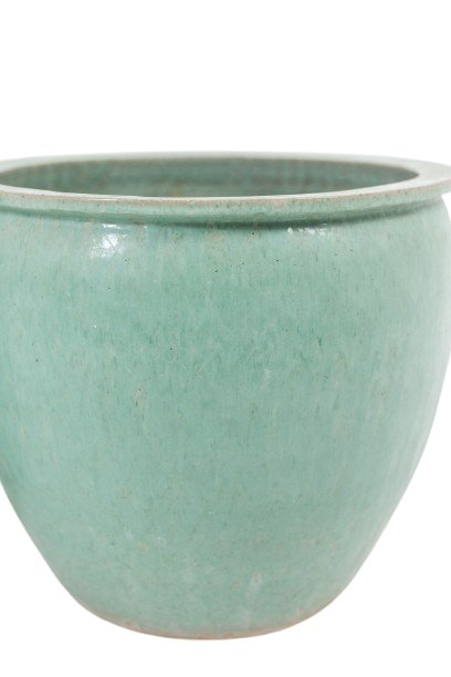 Pair Of Large Glazed Terracotta Planters. 1950s. Ls6557309p-photo-3