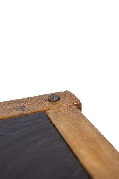Pair Of Brutalist Coffee Tables In Oak And Slate. Circa 1960. Ls66021256/2p-photo-7
