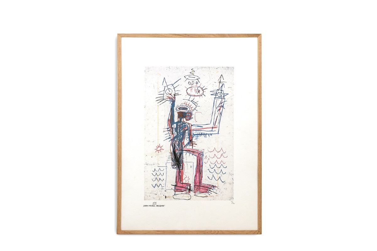 Jean-michel Basquiat. Numbered Color Silkscreen Print. 1990s. Ls6633c88/1