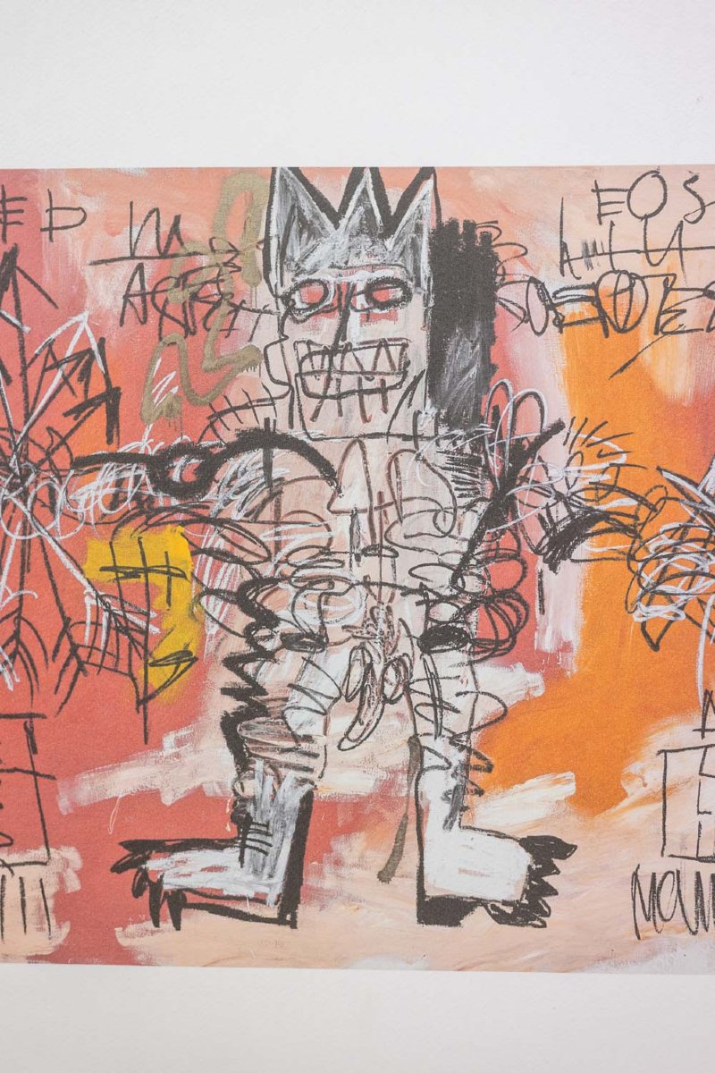 Jean-Michel Basquiat. Sérigraphie en couleurs numérotée. Années 1990. LS6633i82/1-photo-4
