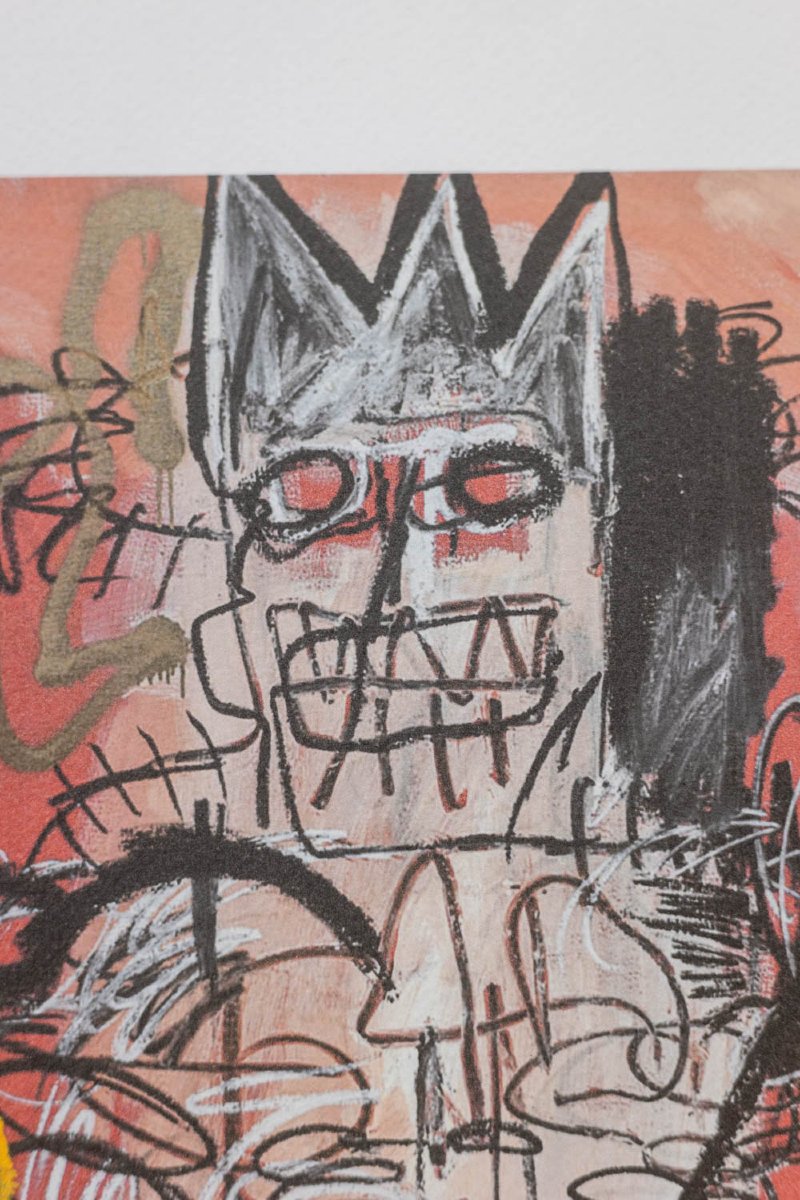Jean-Michel Basquiat. Sérigraphie en couleurs numérotée. Années 1990. LS6633i82/1-photo-1