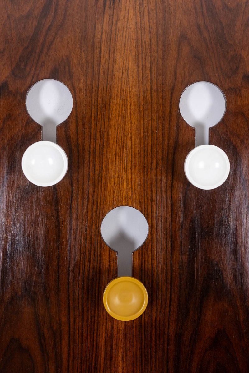 Carlo Di Carli. Coat Rack In Rosewood Veneer. 1960s. Ls6293809/2p-photo-4