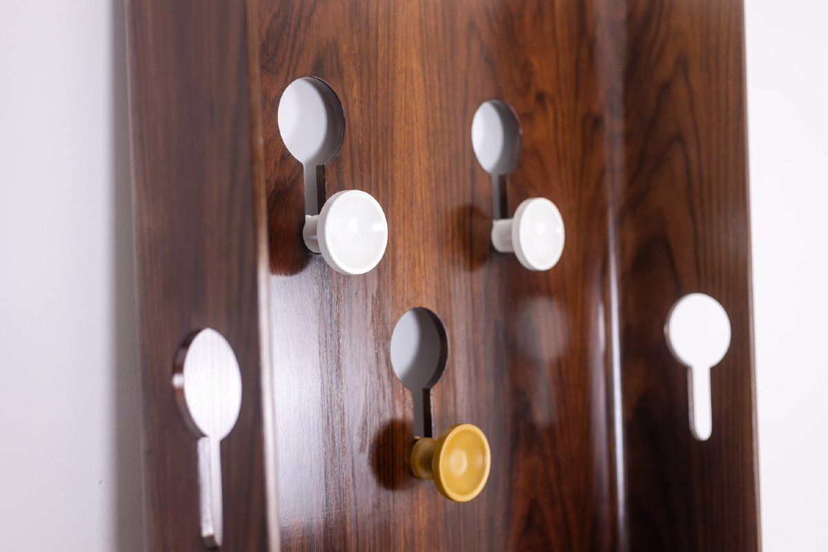 Carlo Di Carli. Coat Rack In Rosewood Veneer. 1960s. Ls6293809/2p-photo-4