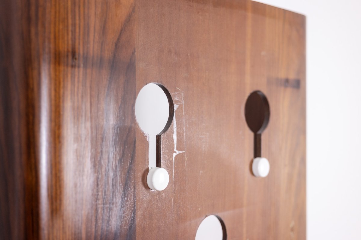 Carlo Di Carli. Coat Rack In Rosewood Veneer. 1960s. Ls6293809/2p-photo-5