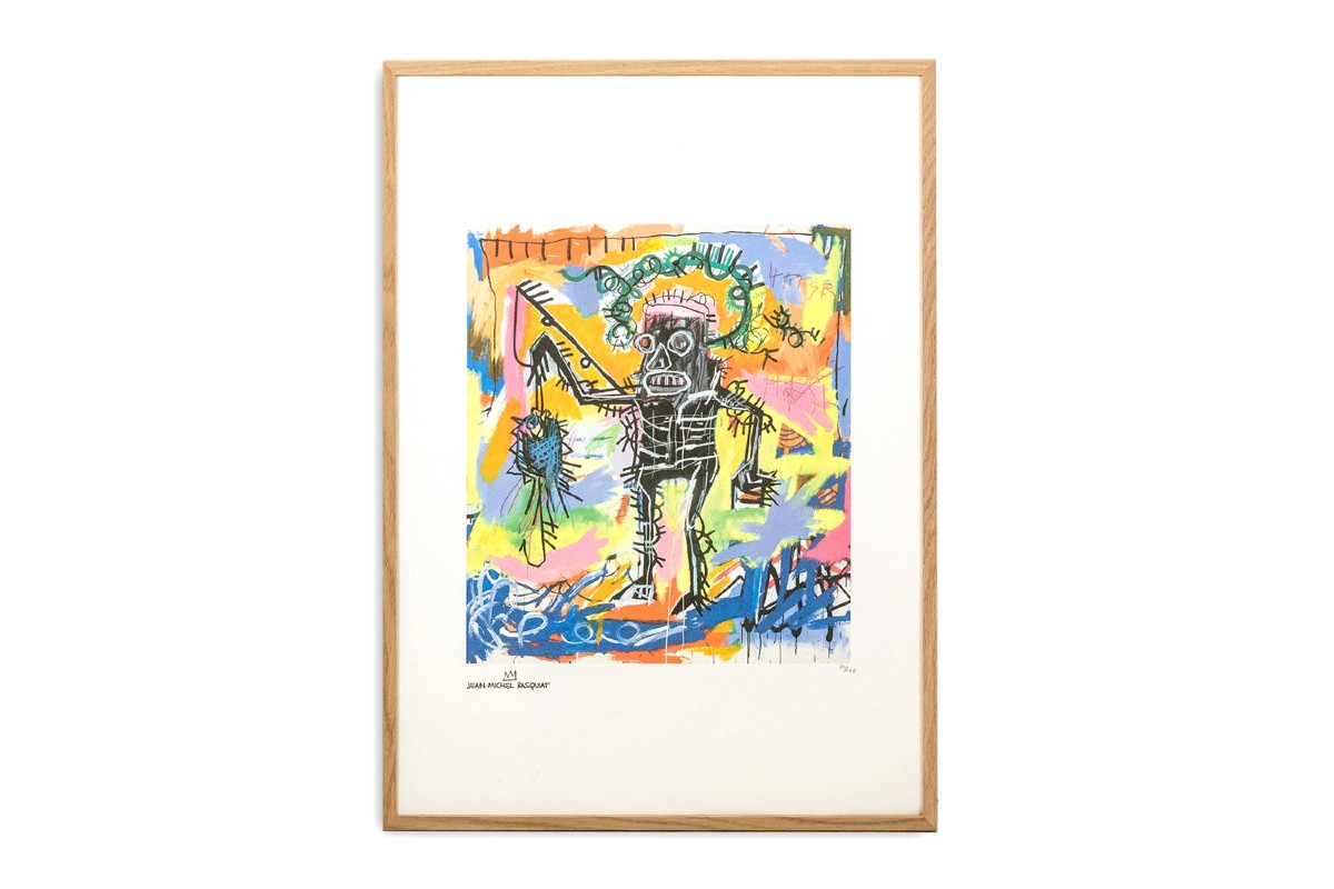 Jean-michel Basquiat. Numbered Color Silkscreen Print. 1990s. Ls6633l82/1