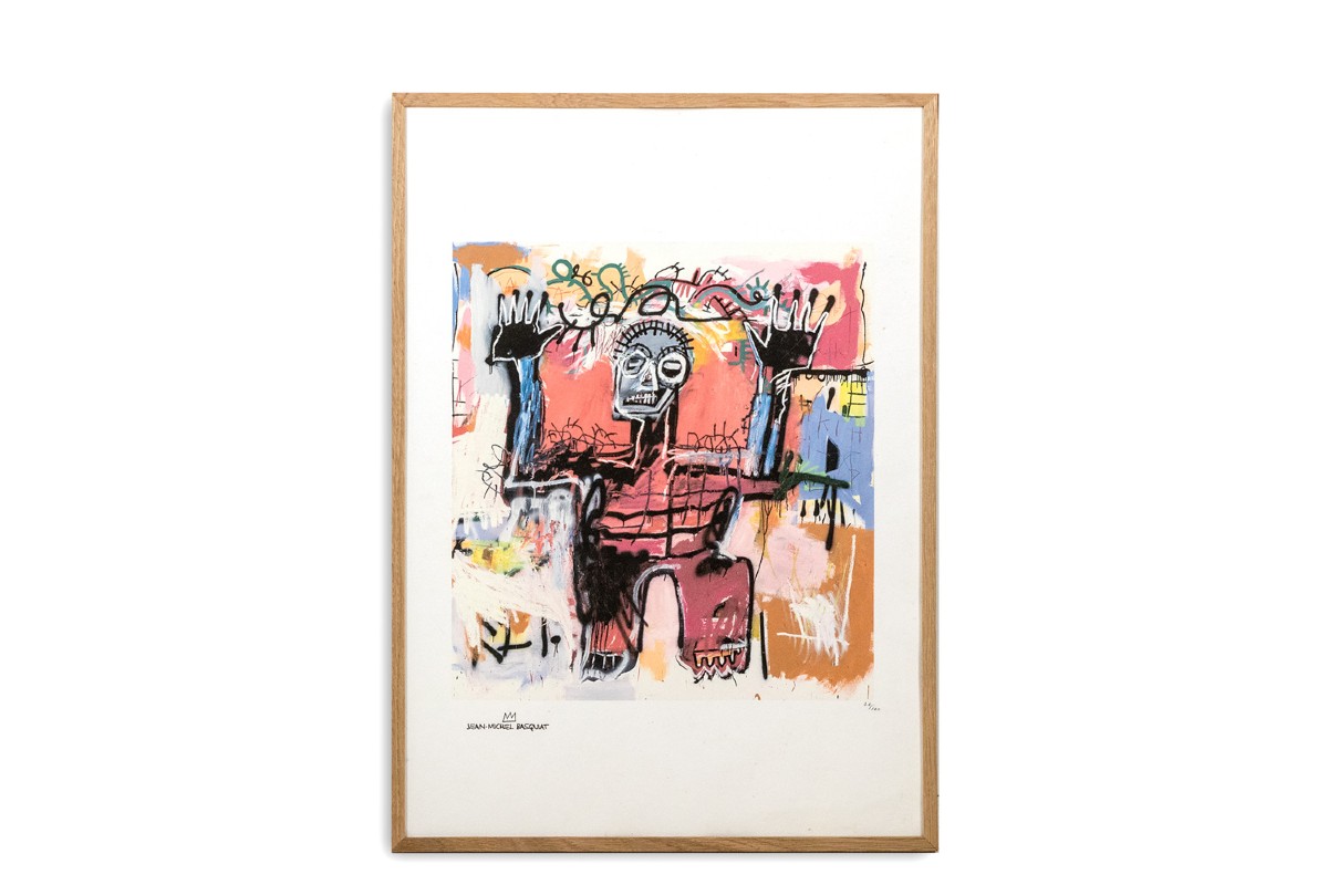 Jean-michel Basquiat. Numbered Color Silkscreen Print. 1990s. Ls6633m84/1