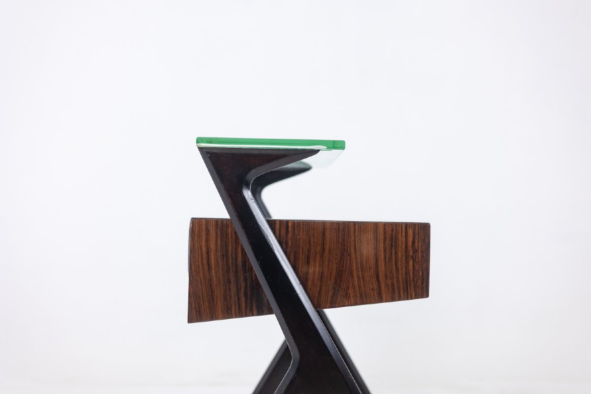 Ico Parisi.  Paire de chevets ou bouts de canapé. Années 1950-60. LS65071052-photo-1