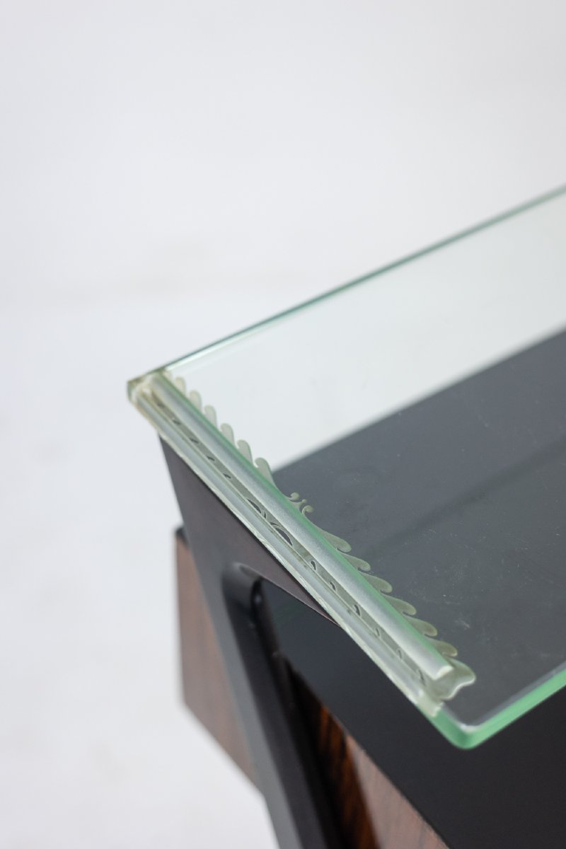 Ico Parisi.  Paire de chevets ou bouts de canapé. Années 1950-60. LS65071052-photo-4