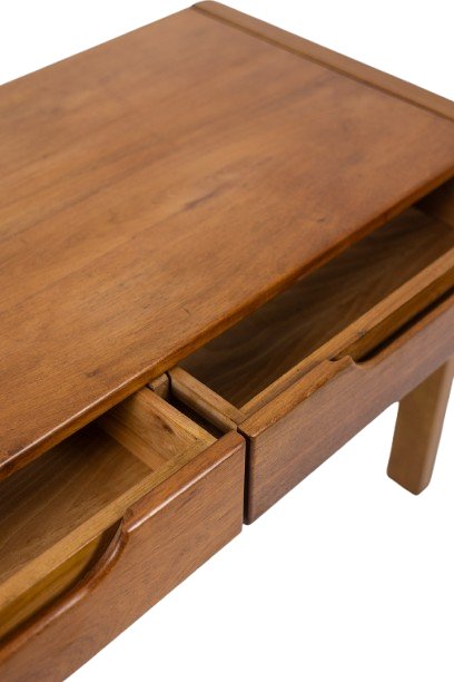 Flat Desk With Elm Wood Base, 6 Drawers On The Front. 1970s Ls65081357-photo-4