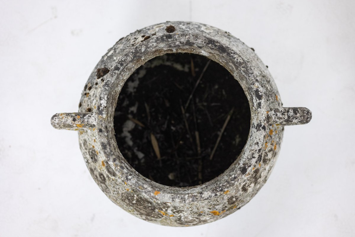Willy Guhl  Paire de jardinières « marmite » en fibro-ciment. Années 1950 LS6625338-photo-7