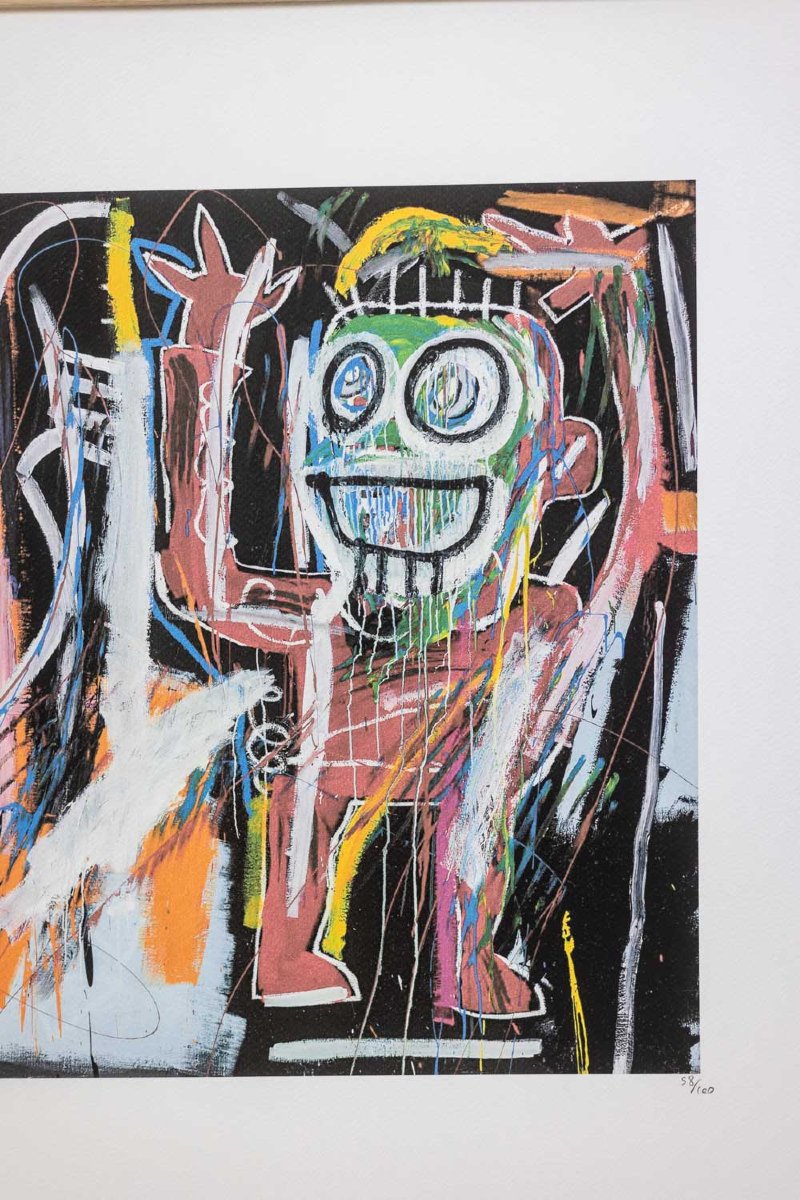 Jean-Michel Basquiat. Sérigraphie en couleurs numérotée. Années 1990. LS6633F85/1-photo-4