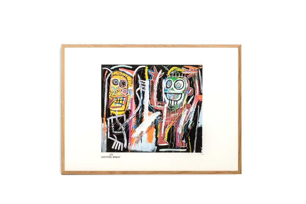 Jean-Michel Basquiat. Sérigraphie en couleurs numérotée. Années 1990. LS6633F85/1