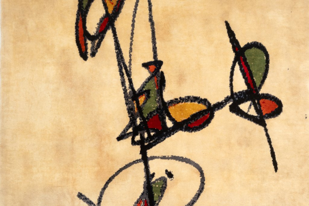 Dan Hôo. Hand-knotted Tapestry In Merino Wool. Contemporary. Ls65361806c-photo-3