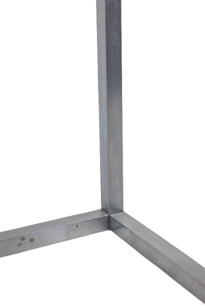 Maison Jansen. Brushed Aluminum Console With Eglomized Glass Top. 1970 Ls6176405-photo-6