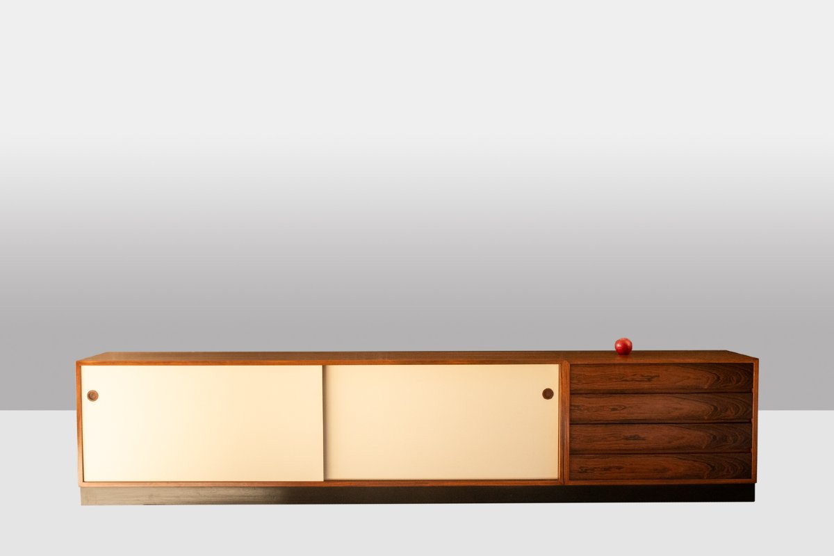 Wilhelm Renz. Sideboard In Rosewood And Laminate. Circa 1960-70. Ls66262004-photo-2