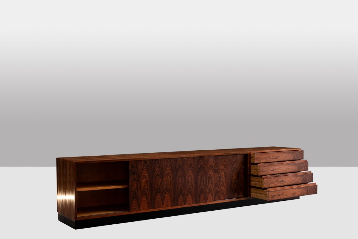Wilhelm Renz. Sideboard In Rosewood And Laminate. Circa 1960-70. Ls66262004-photo-2