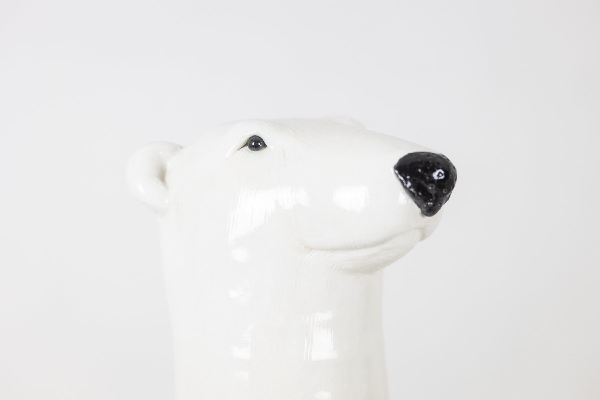 Valérie Courtet. Standing Polar Bear. Contemporary Work. Ls64171309p-photo-3