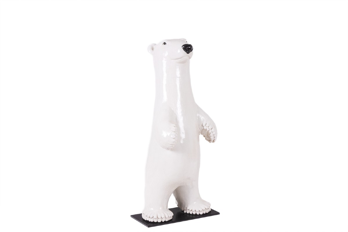 Valérie Courtet. Standing Polar Bear. Contemporary Work. Ls64171309p