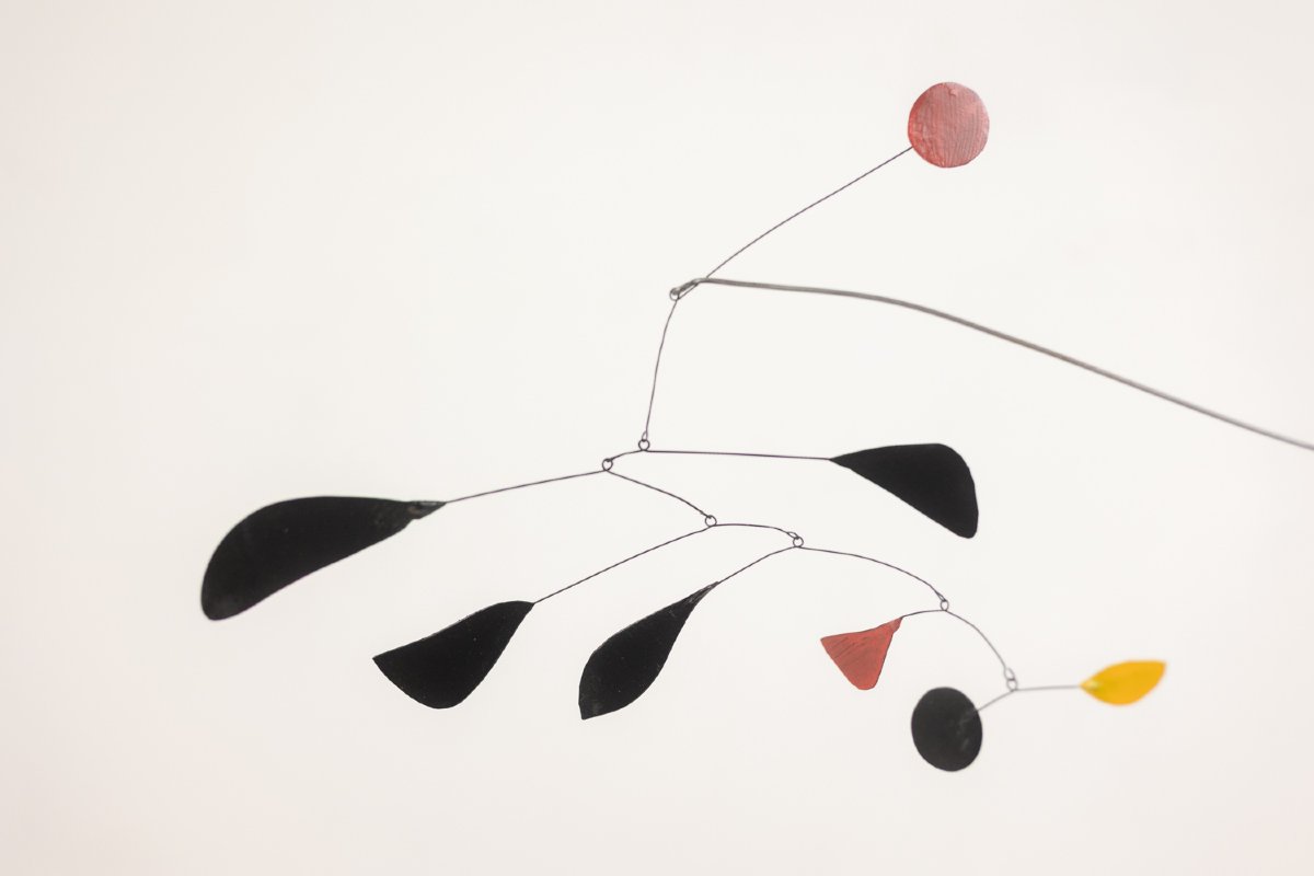 Olivier Vonet Sculpture In Black, Red, And Yellow Lacquered Metal. Contemporary Ls66671503-photo-1