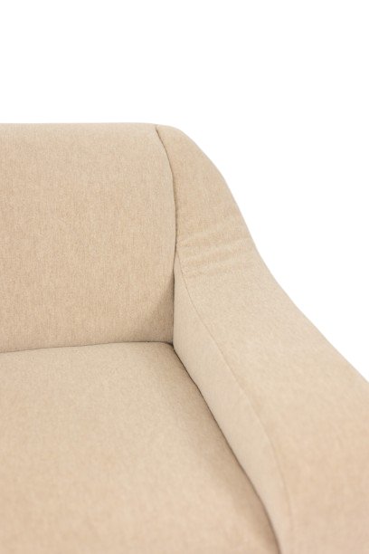 Paire de larges et confortables fauteuils en tissu beige.  Contemporains. LS66553005-photo-2