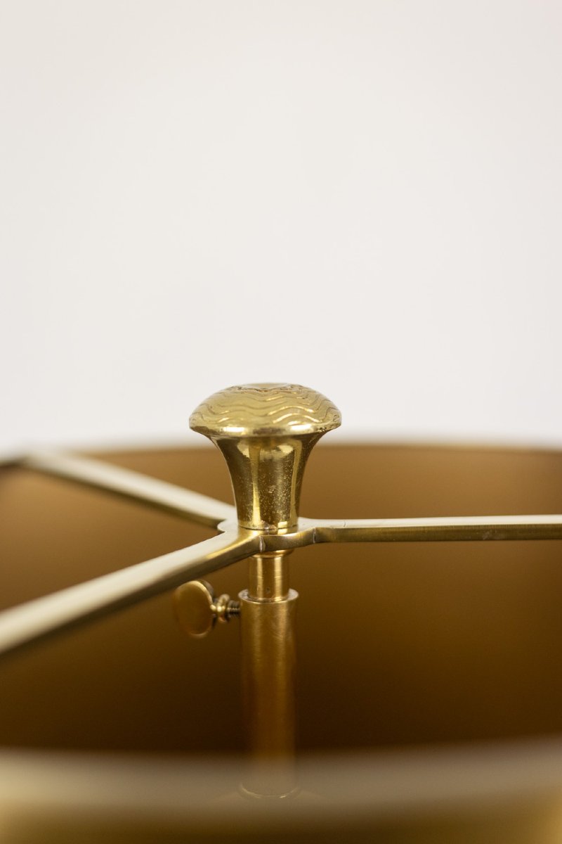 Maison Charles, “agave” Lamp In Gilded Bronze And Patinated Brass. 1970s Ls66051039-photo-4