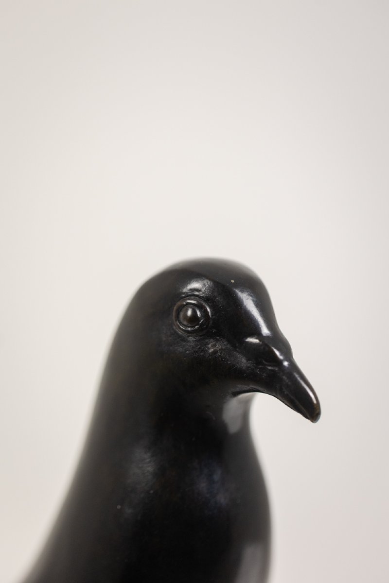 François Pompon, Pigeon, Bronze Sculpture. 2006 Print Ls64233128-photo-2