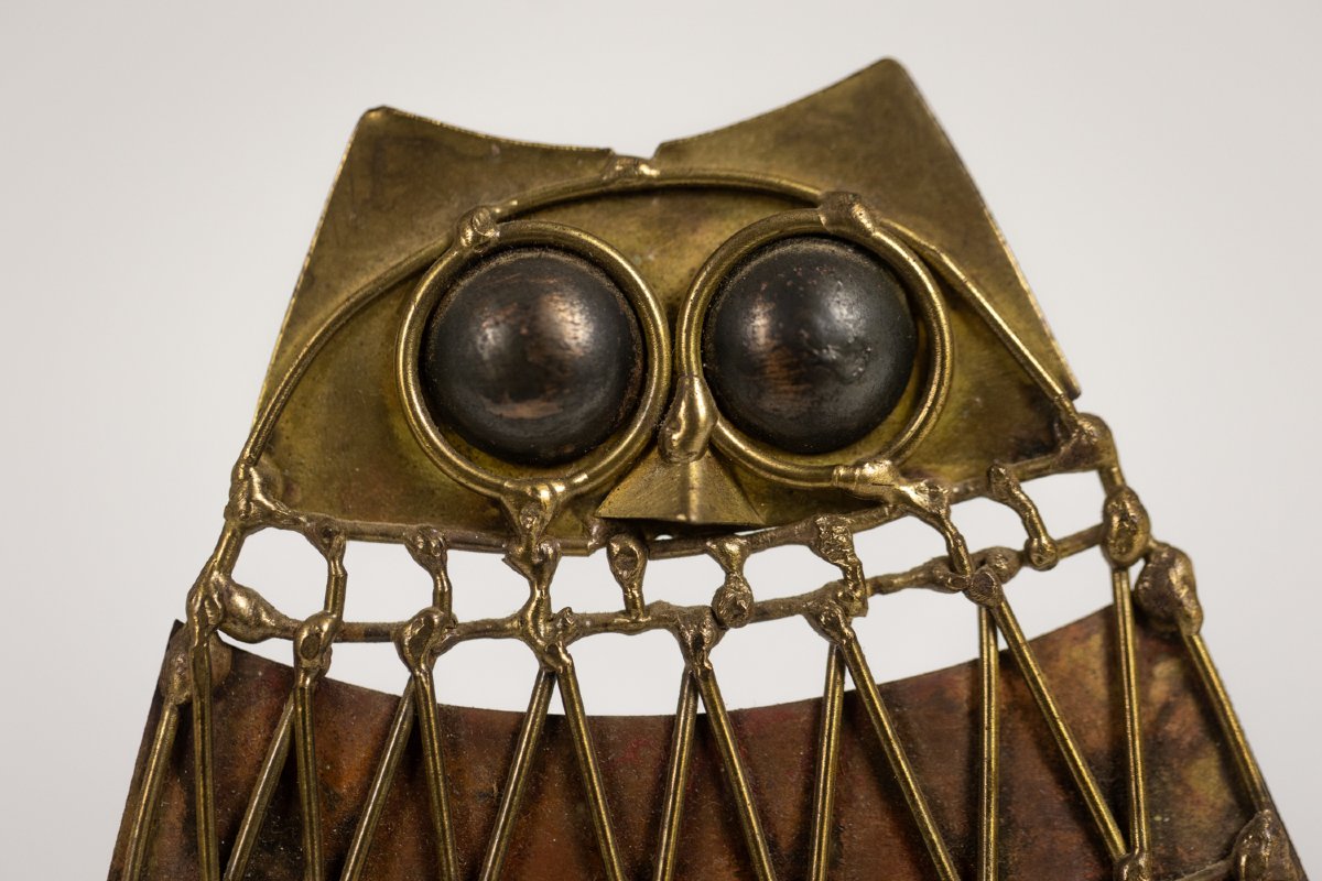 Jarcz. Brutalist Owl Sculpture. 1970s Ls670753-photo-3