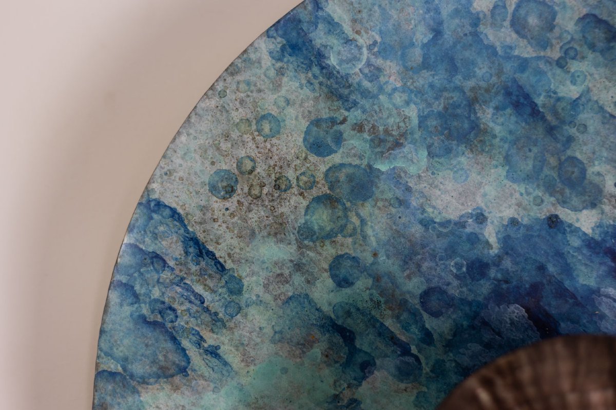 Pair Of “black Mother-of-pearl” Model Wall Lights. Contemporary Work. Ls59411709c-photo-3