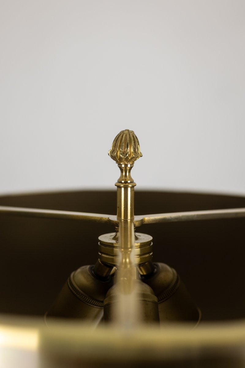 Maison Charles. Signed Egg Lamp In Bronze And Resin. 1970s. Ls6606824-photo-2