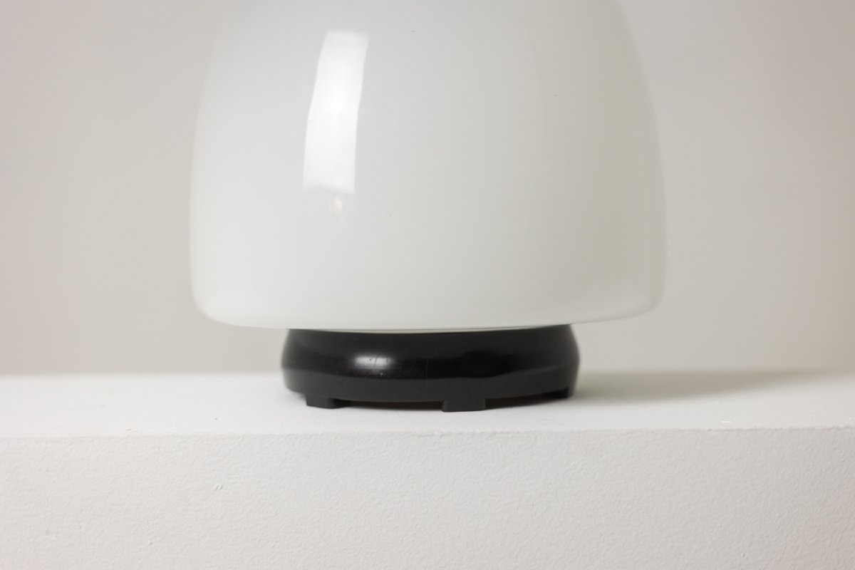 Leucos. Pair Of Egg-shaped Glass Lamps. Italy, 1960s. Ls66942309/10-photo-1