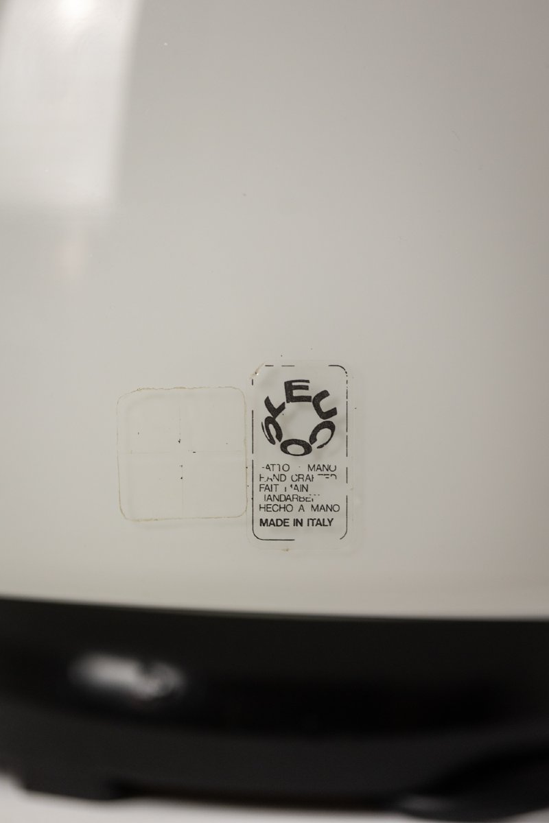 Leucos. Pair Of Egg-shaped Glass Lamps. Italy, 1960s. Ls66942309/10-photo-2