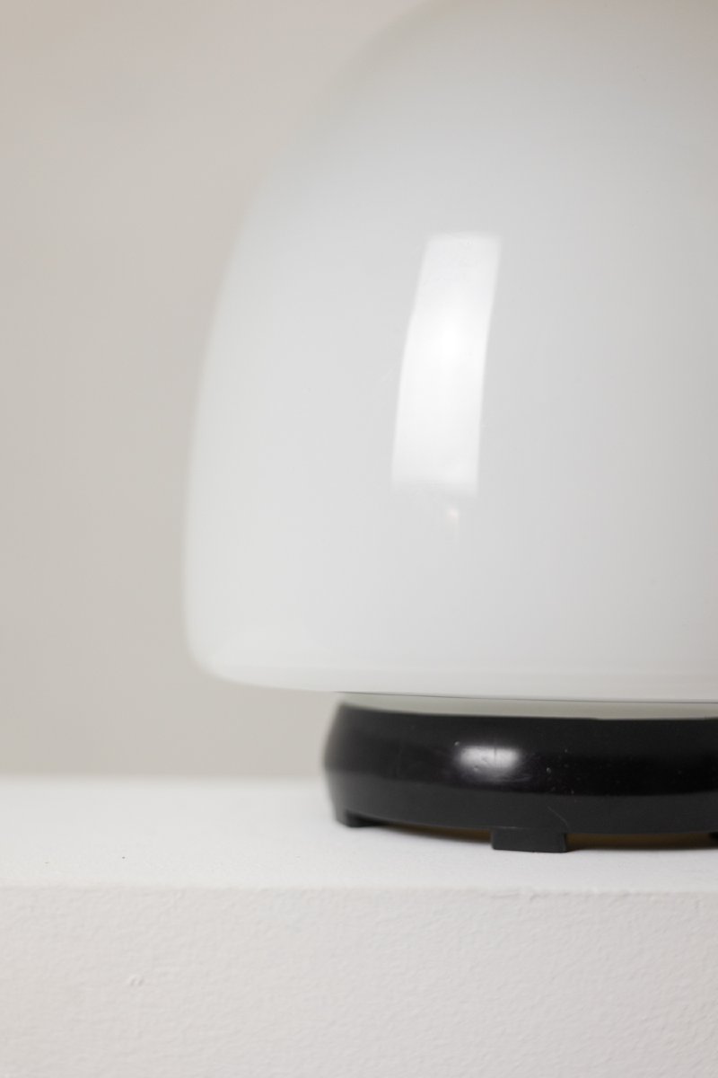 Leucos. Pair Of Egg-shaped Glass Lamps. Italy, 1960s. Ls66942309/10-photo-4