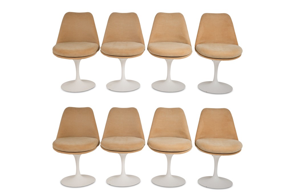 Eero Saarinen, For Knoll  Set Of 8 “tulip” Chairs. 1970s Ls67382209