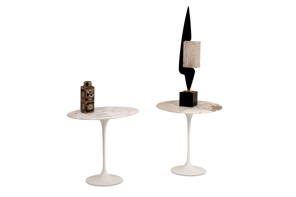 Eero Saarinen, For Knoll International. Round “tulip” Side Table. Circa 1950 Ls6753608-photo-4