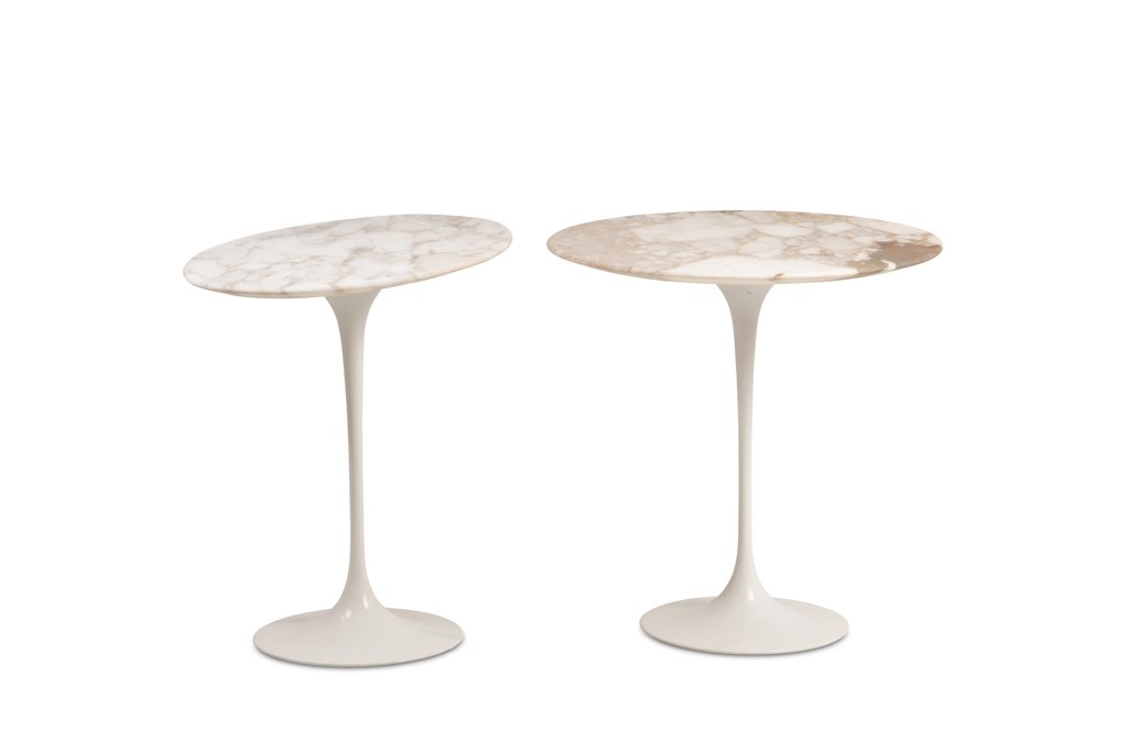Eero Saarinen, For Knoll International. Round “tulip” Side Table. Circa 1950 Ls6753608-photo-5