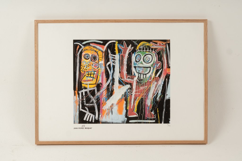 Jean-michel Basquiat. Numbered Color Silkscreen Print. 1990s. Ls676865a-photo-2