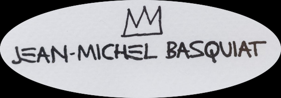 Jean-michel Basquiat. Numbered Color Silkscreen Print. 1990s. Ls676865a-photo-2