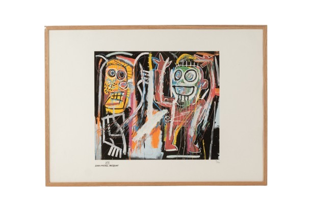 Jean-michel Basquiat. Numbered Color Silkscreen Print. 1990s. Ls676865a