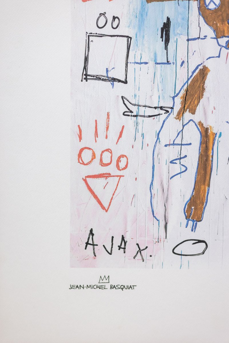 Jean-Michel Basquiat. Sérigraphie en couleurs numérotée. Années 1990. LS6768C65/1-photo-1