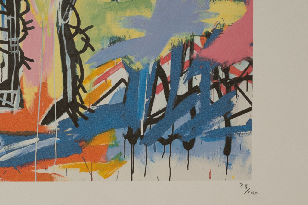 Jean-michel Basquiat. Numbered Color Silkscreen Print. 1990s. Ls6768d65g-photo-4