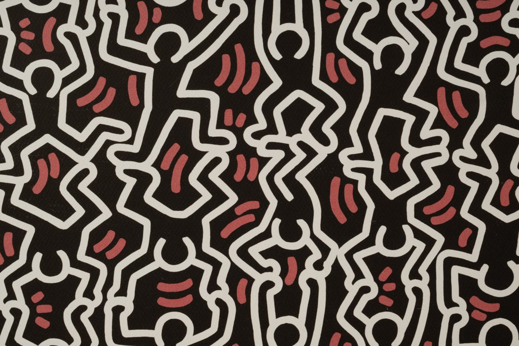 Keith Haring. Numbered Color Silkscreen Print. 1990s. Ls676965a-photo-1