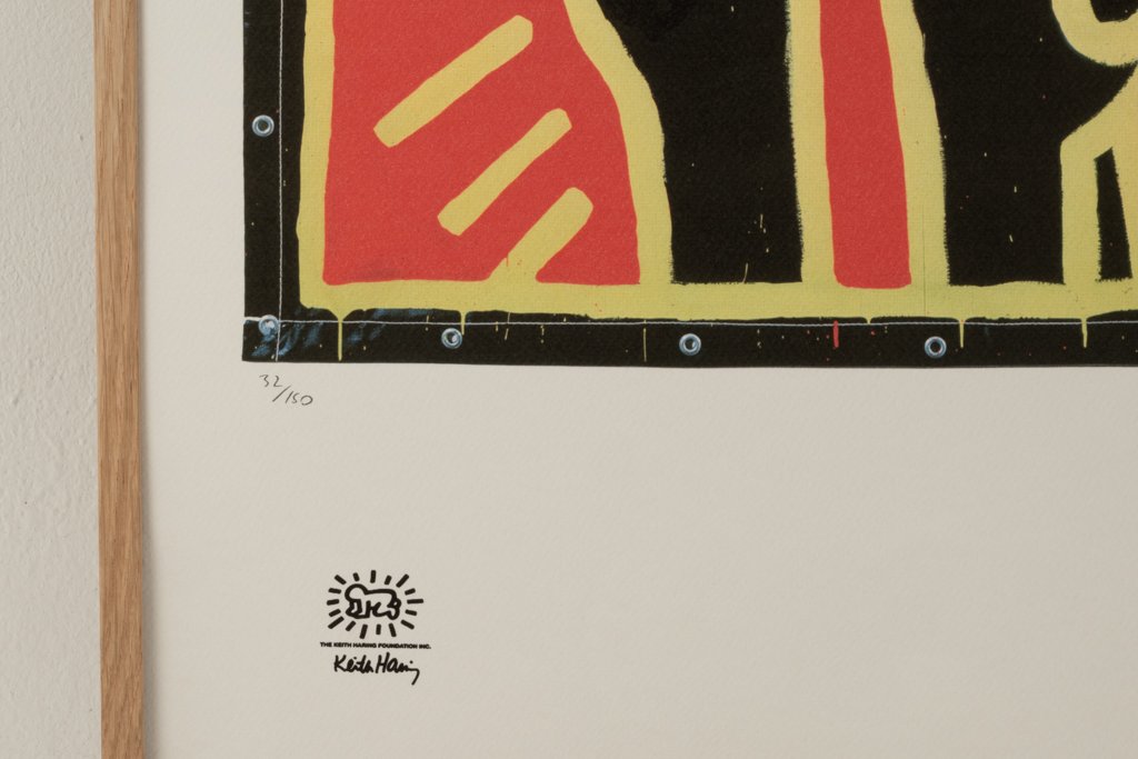 Keith Haring. Numbered Color Silkscreen Print. 1990s. Ls6769b65a-photo-1