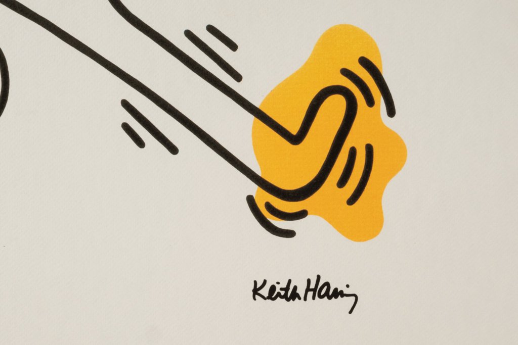 Keith Haring. Numbered Color Silkscreen Print. 1990s. Ls6769c65a-photo-1