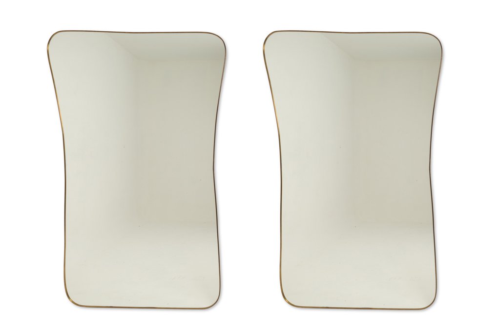 Mirror In Brass In The Style Of Gio Ponti. 1980s1990s. Ls6677a981/1-photo-5