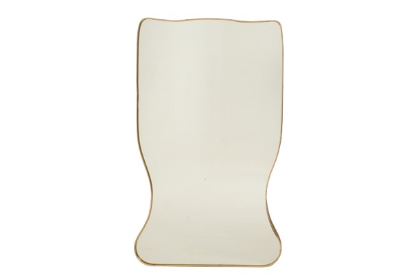 Mirror In Brass And In The Style Of Gio Ponti And The 1980s. Ls6777d501m