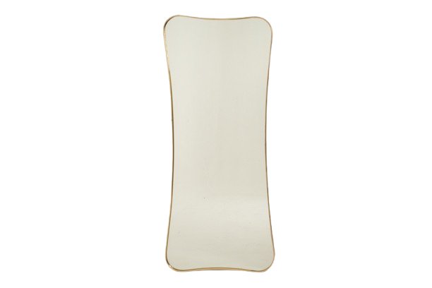 Gilded Brass Mirror In The Style Of Gio Ponti. 1980s Or 1990s. Ls6777e5011?p-photo-2