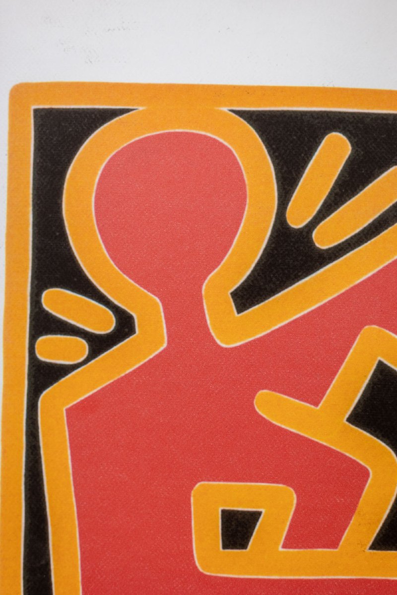 Keith Haring. Numbered Color Silkscreen Print. 1990s Ls6794d-68d-photo-2