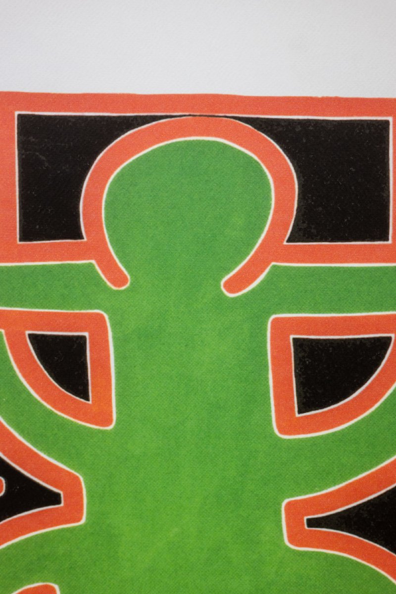 Keith Haring. Numbered Color Silkscreen Print. 1990s Ls6794e-68e-photo-3